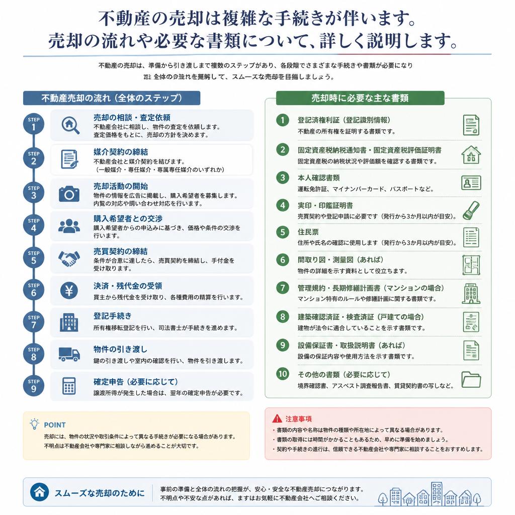 売却手続きの流れ