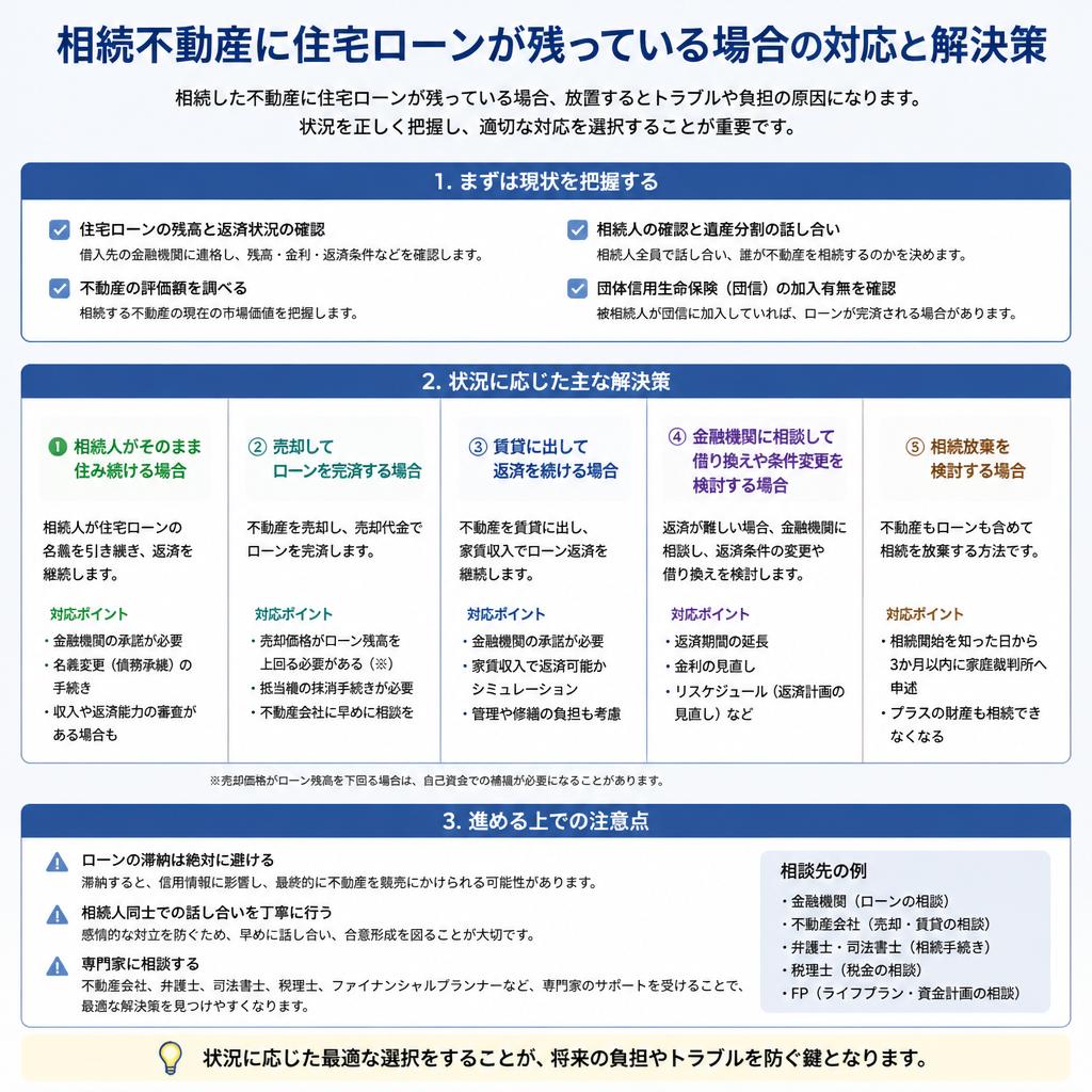 住宅ローンがある場合の対処法