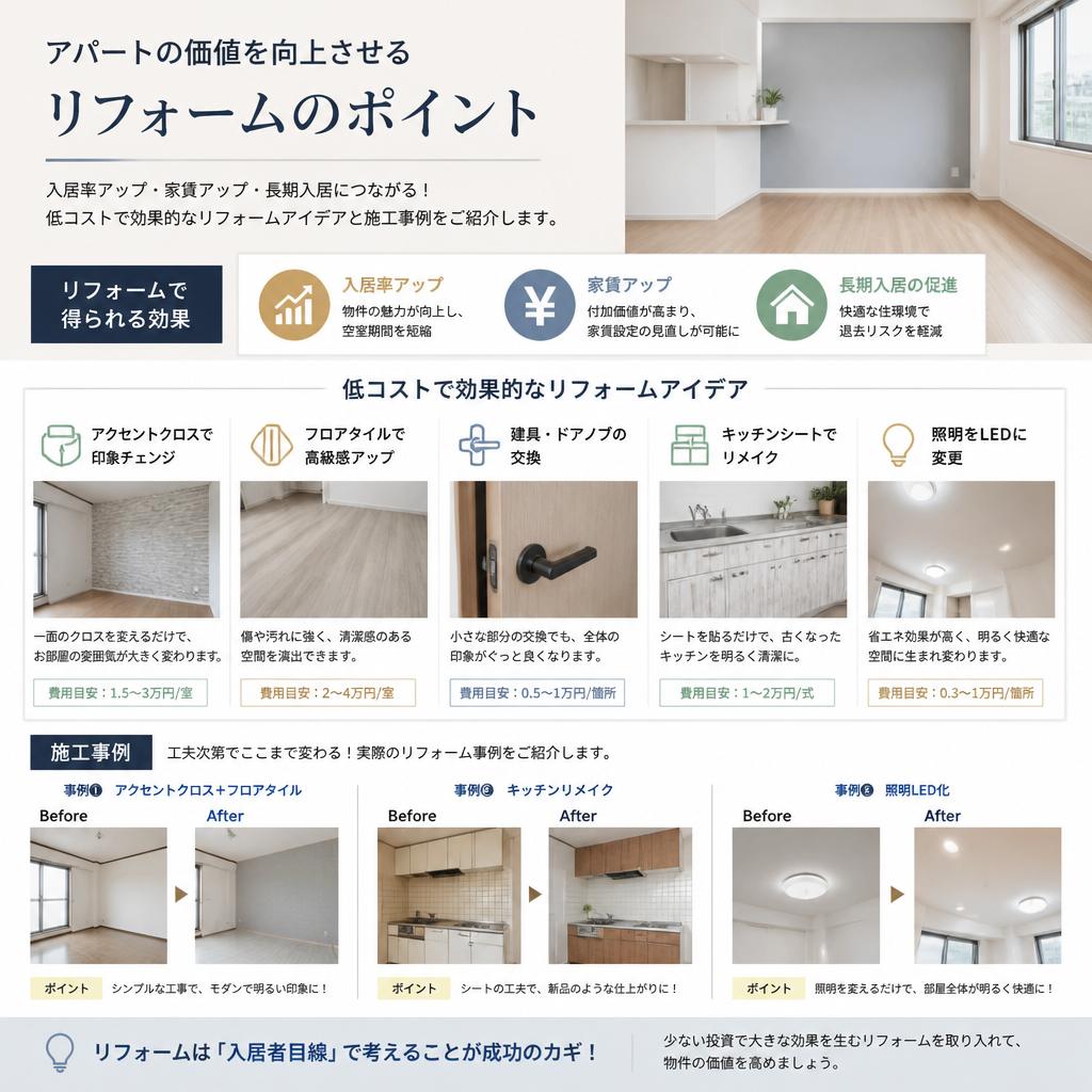 リフォームで資産価値をアップ!