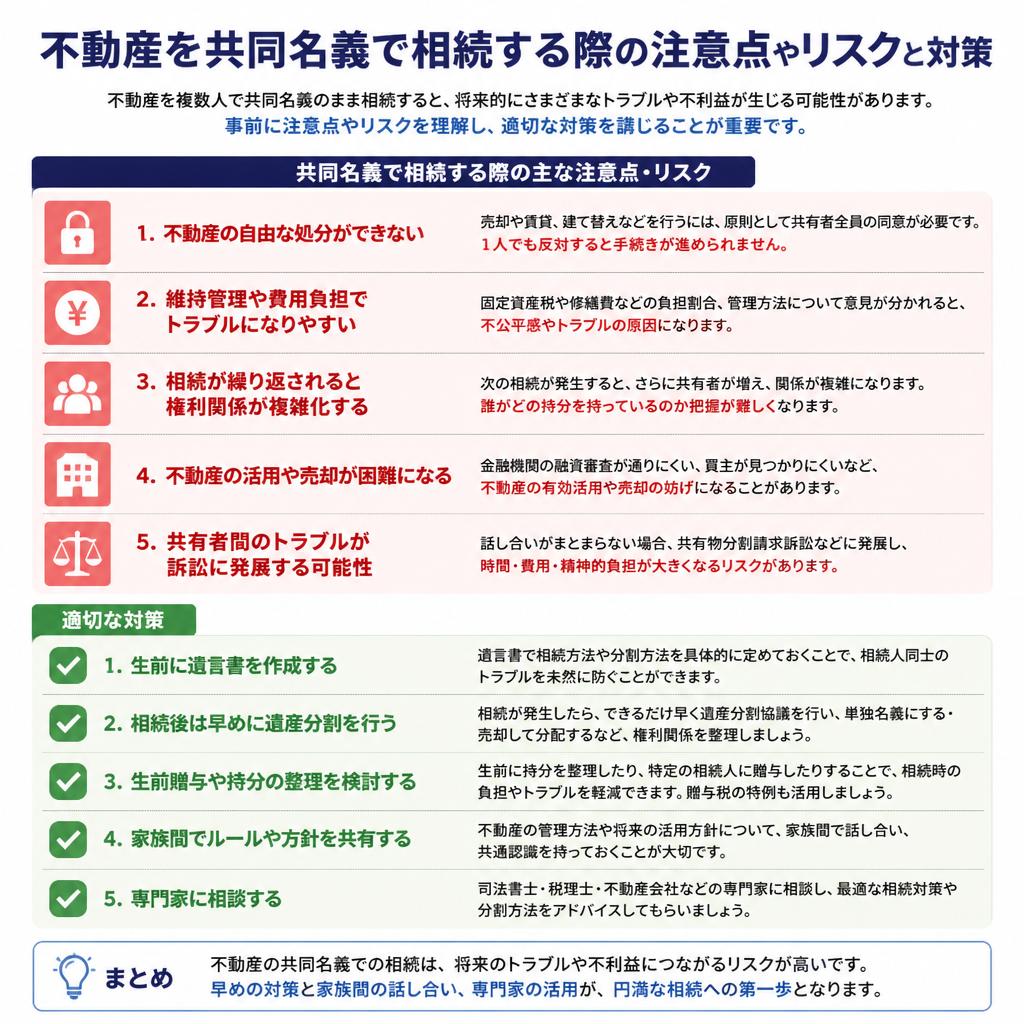 4. 共同名義のリスクと対策