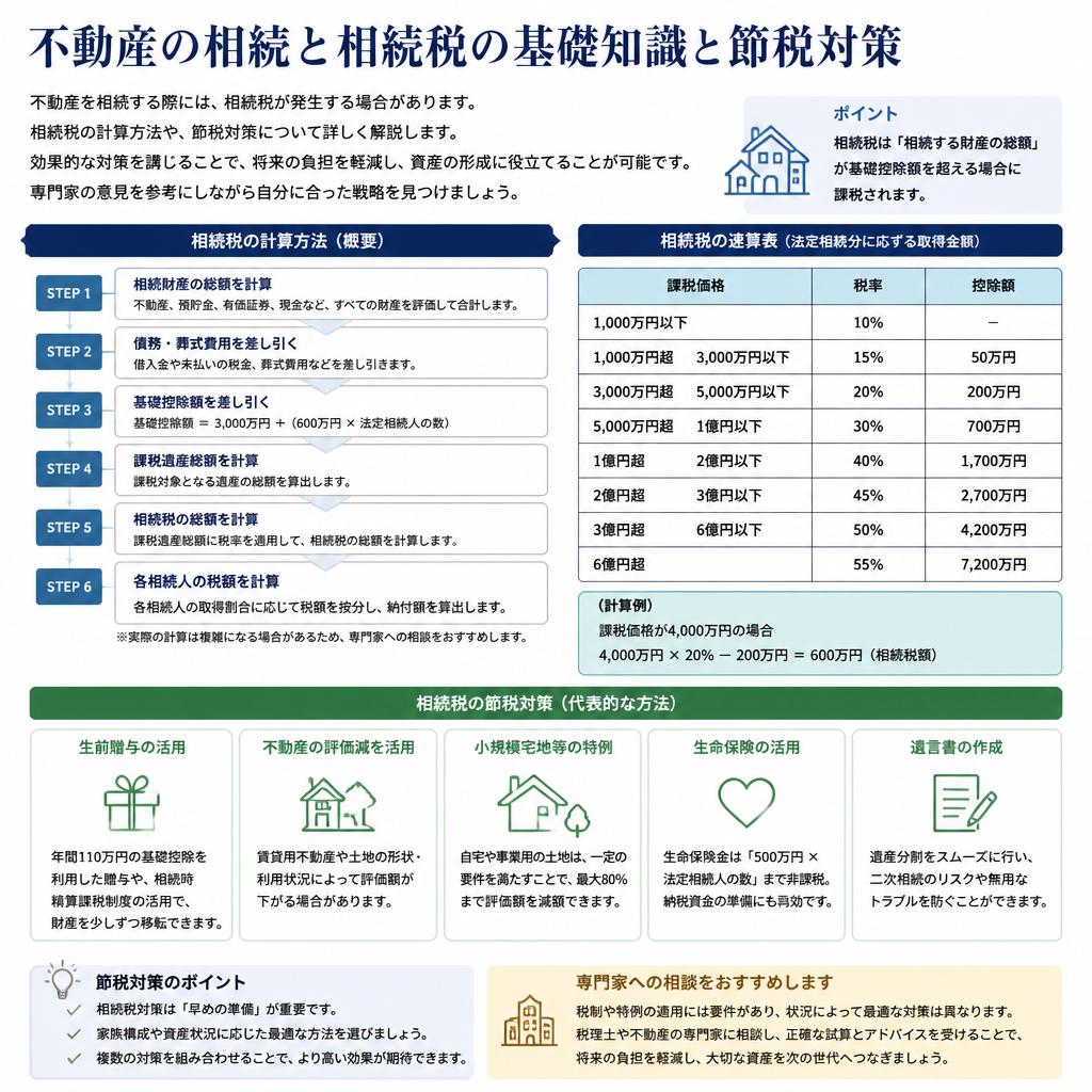 相続税の計算と対策法