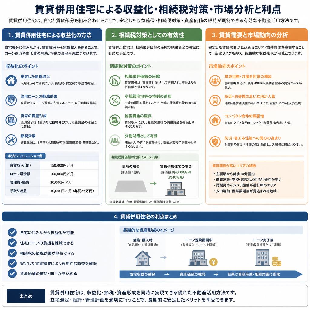 賃貸併用住宅のメリット