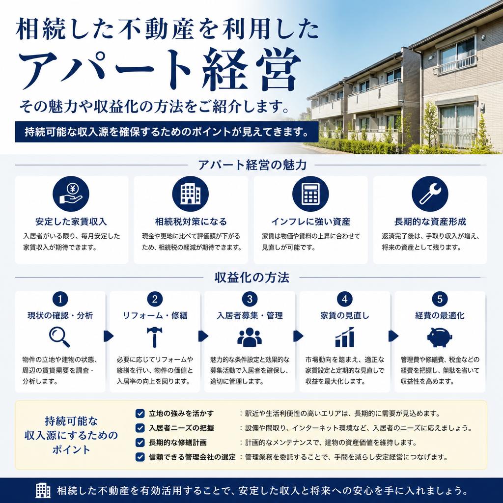 アパート経営の可能性と収益化の方法