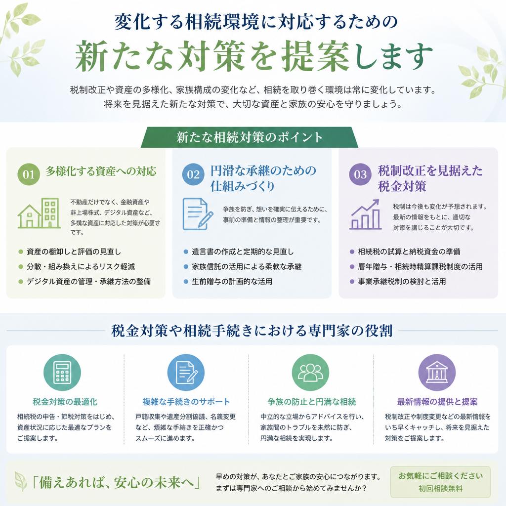 新しい相続対策の必要性