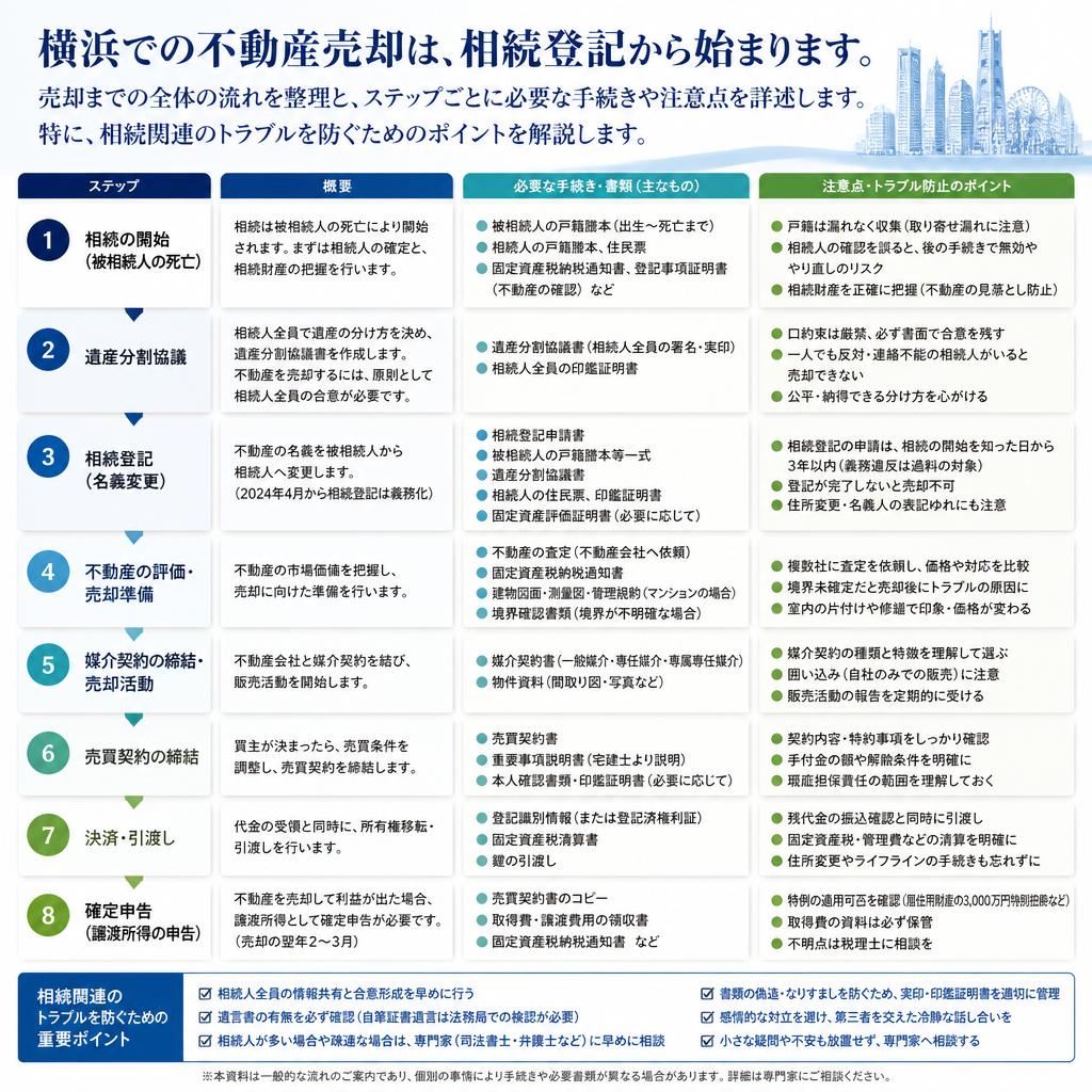 不動産売却の流れ