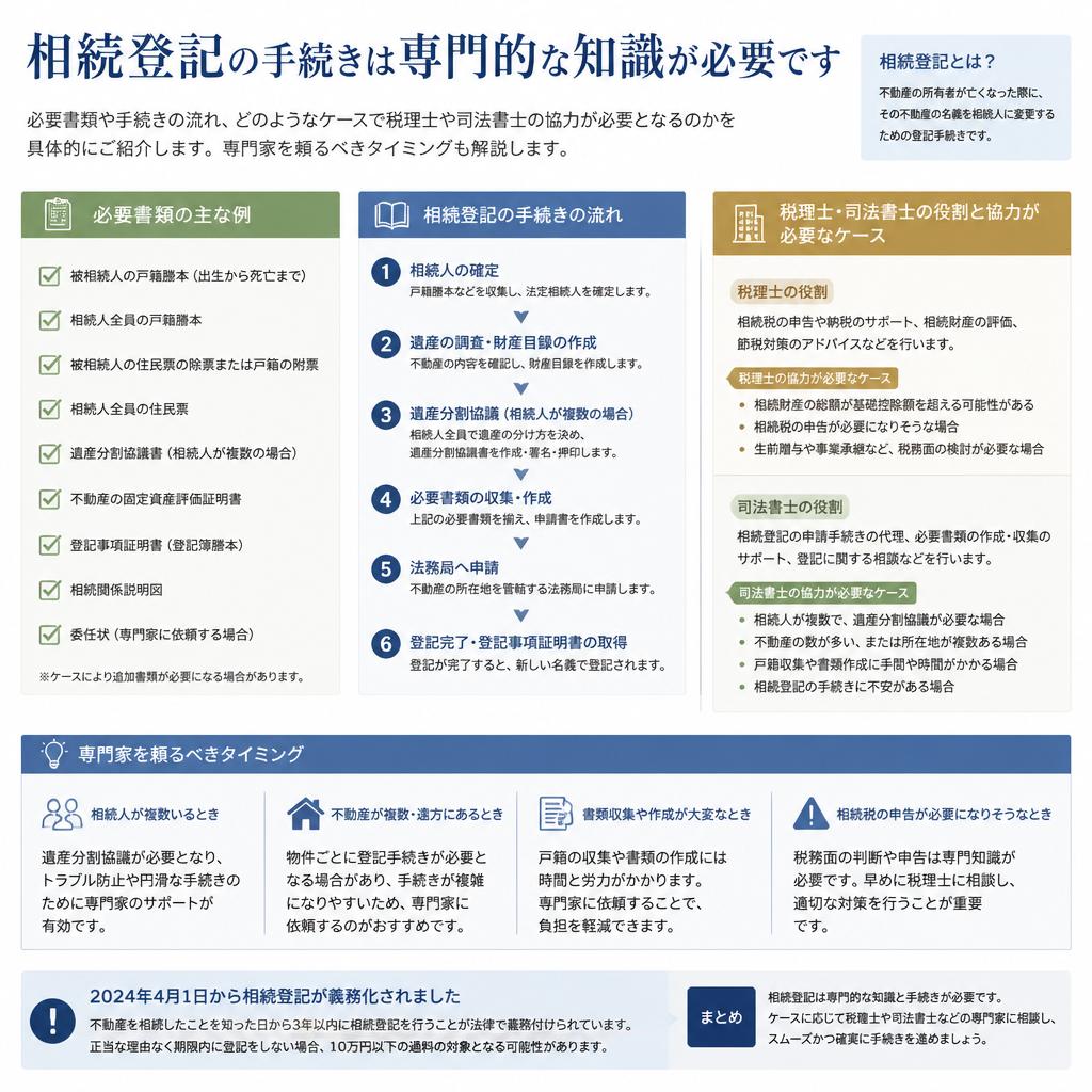 相続登記の手続き方法