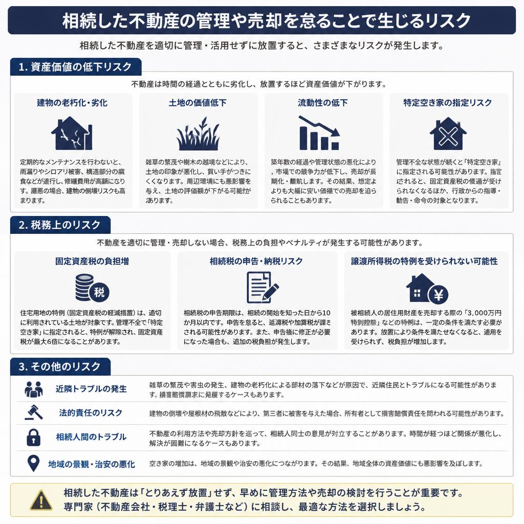 2. 相続不動産のリスク