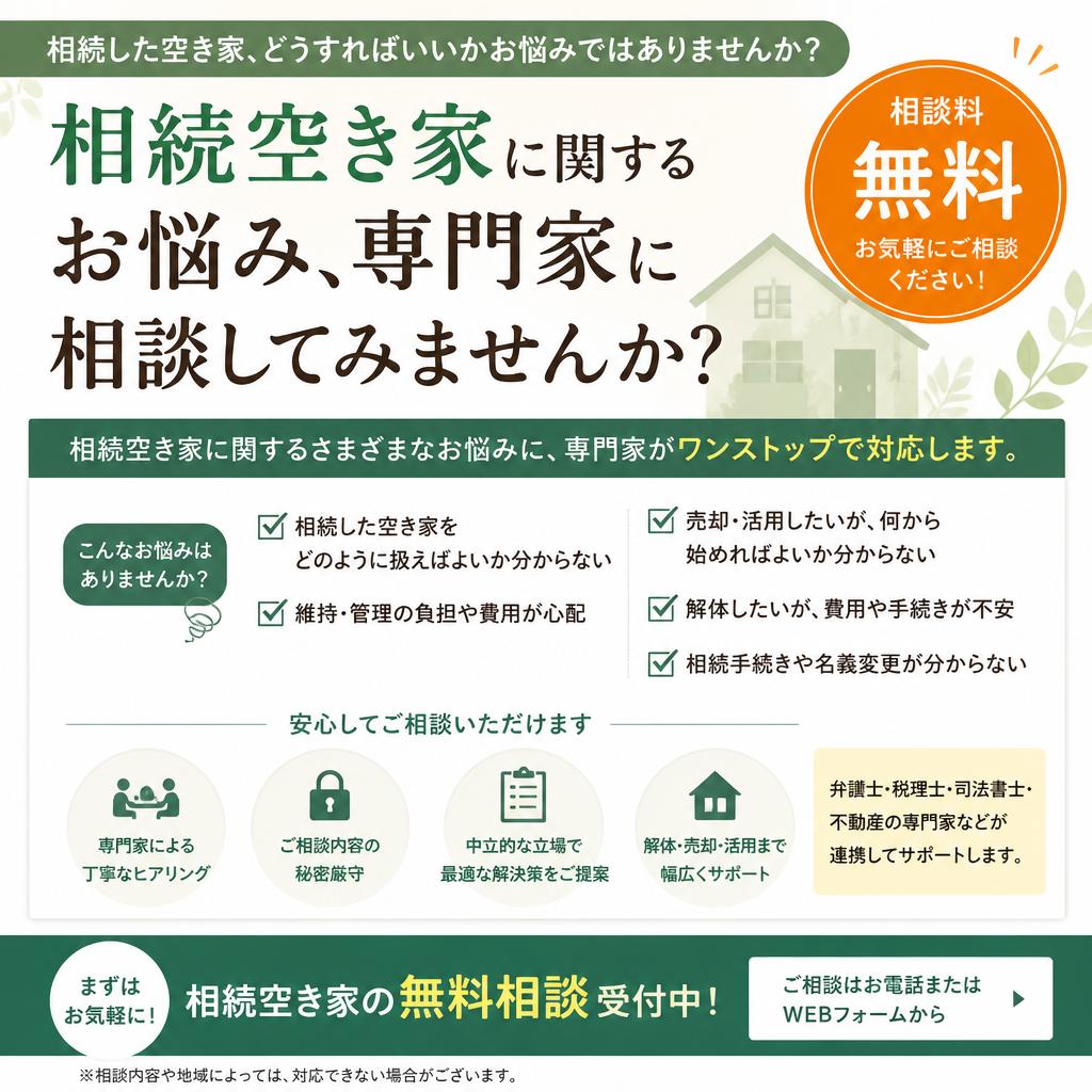 専門家との無料相談をどうぞ！